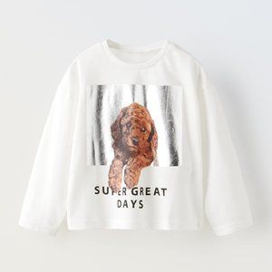 ZARA BABY FOIL T-SHIRT Size 18-24 months
